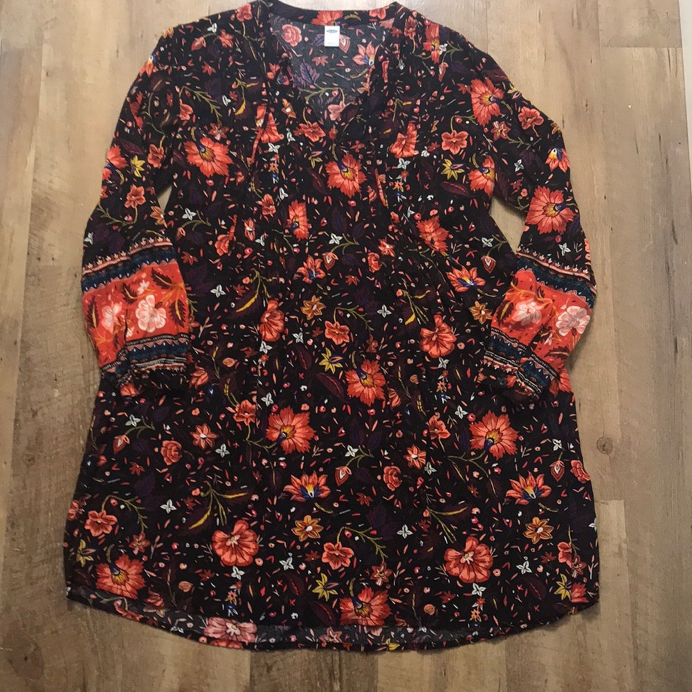 Floral swing dress